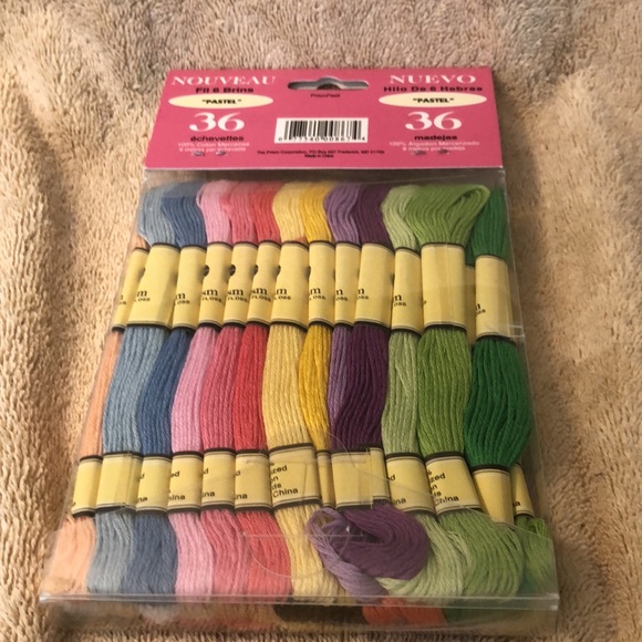 Prism Six Strand Pastel Floss Craft Threads Spring Colours - Picture 4 of 4